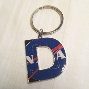 Nasa Initial D Keychain